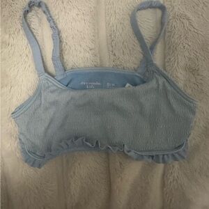 Blue bathing suit too